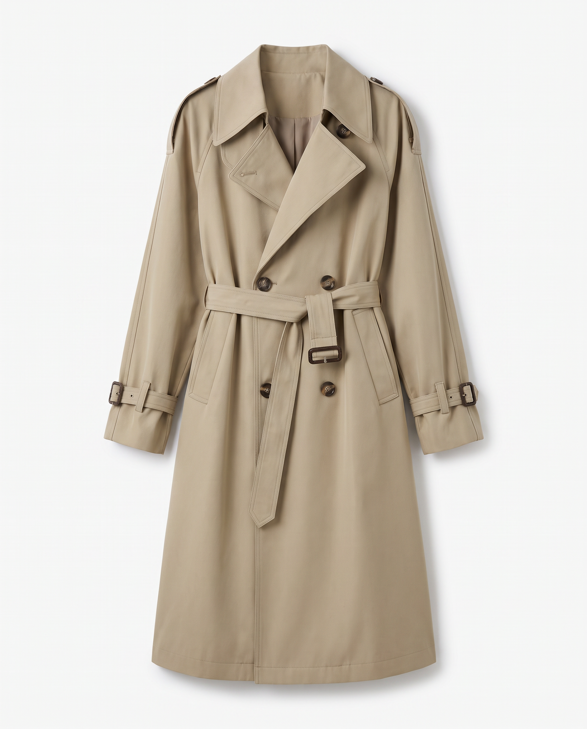 Trench Lungo Stile Britannico Alessandra