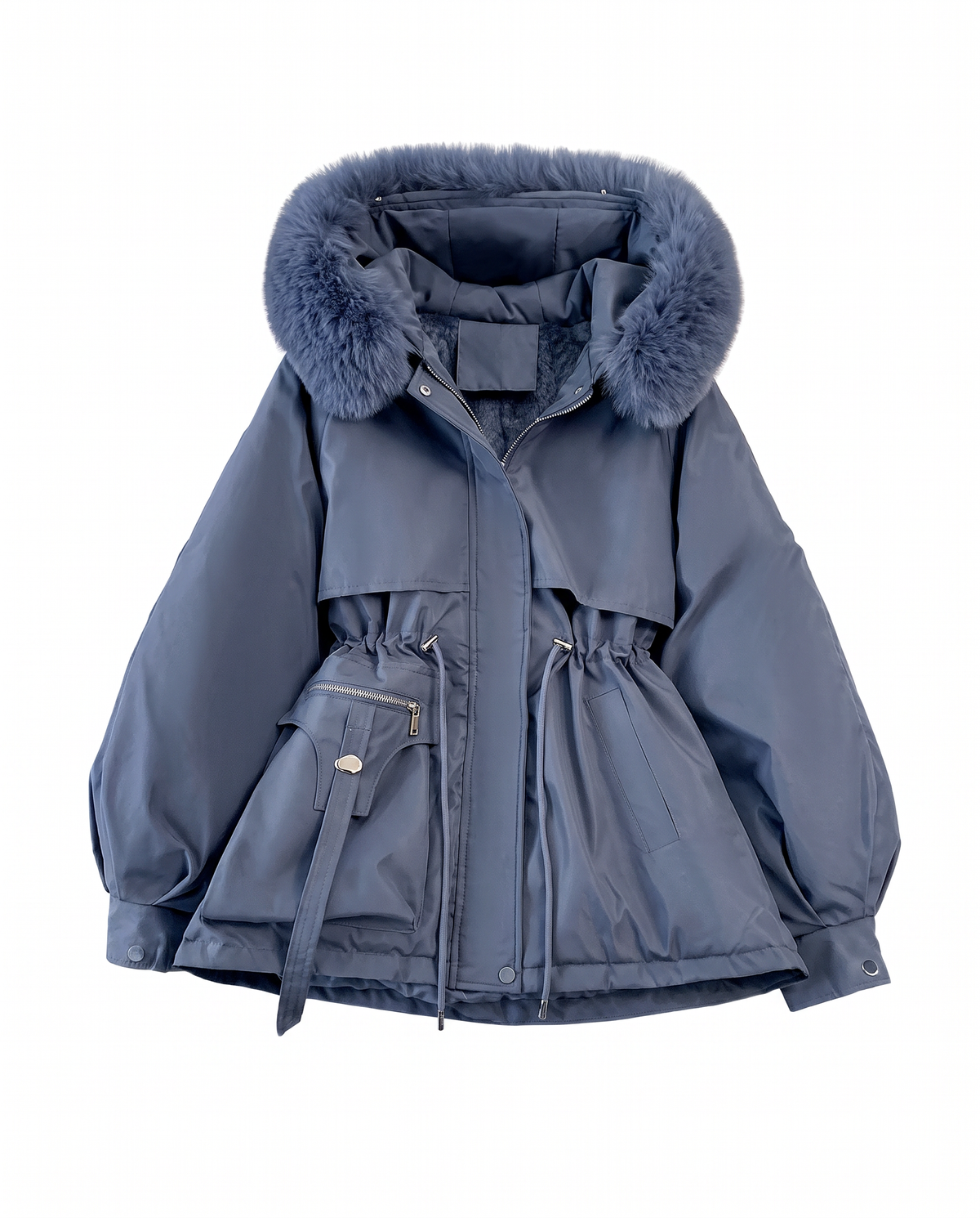 Parka da donna a vita alta invernale