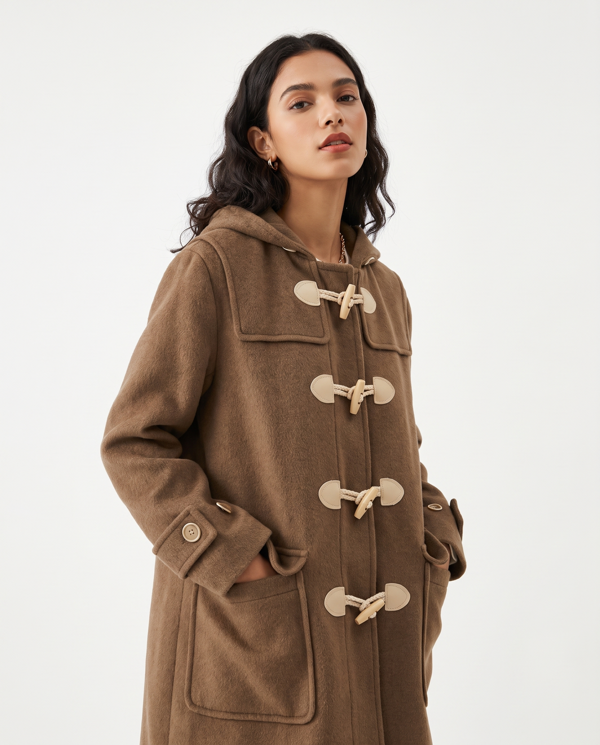 Cappotto Duffle con Cappuccio Ginevra