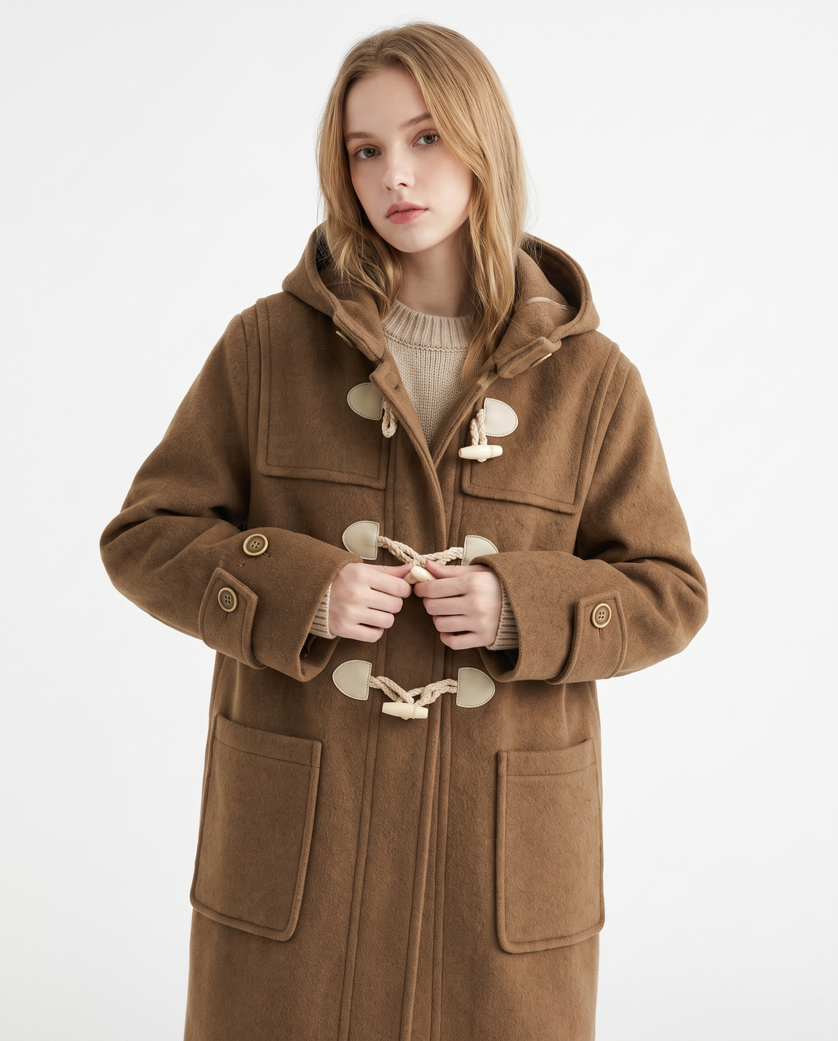 Cappotto Duffle con Cappuccio Ginevra
