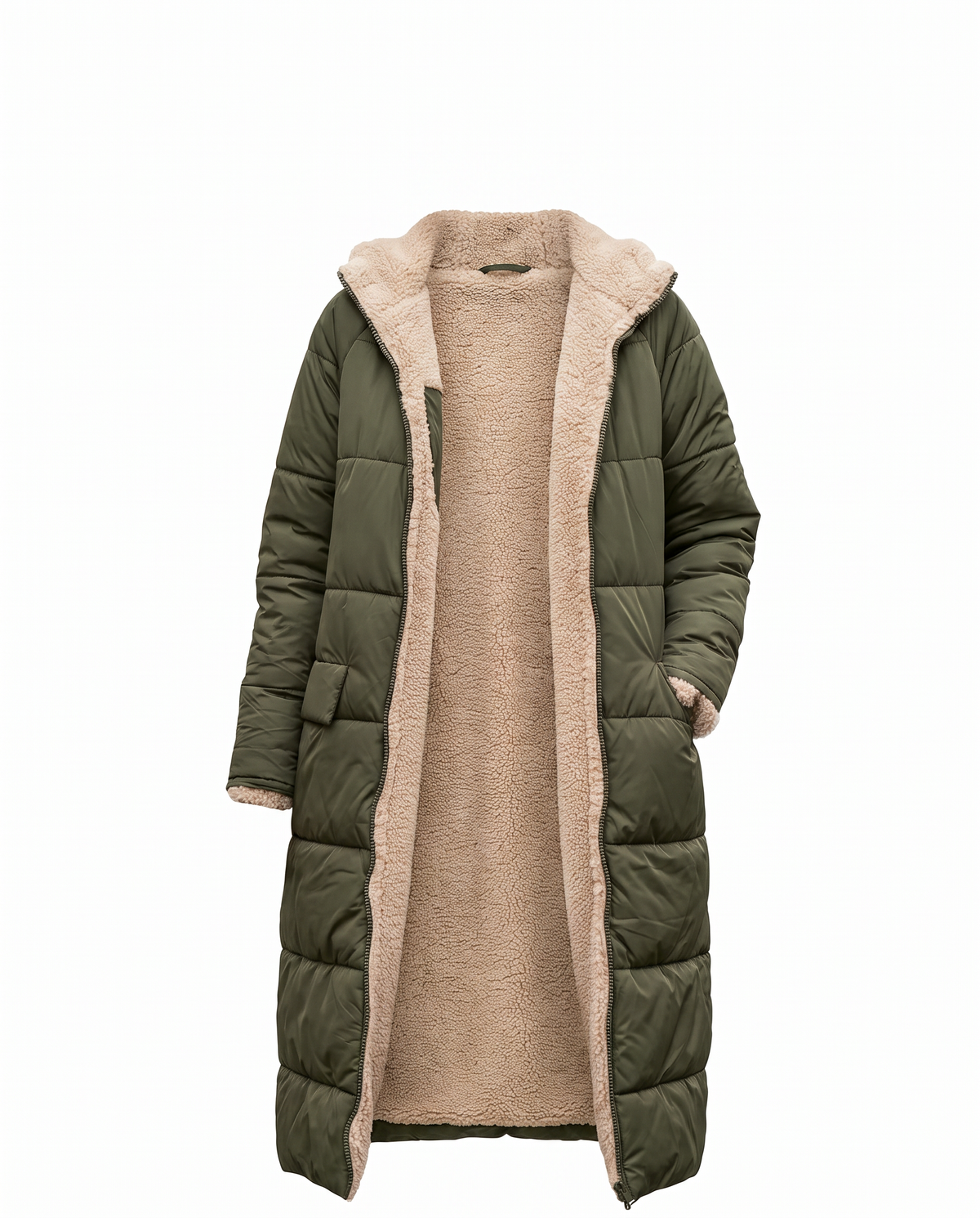 Parka Lunga con Interno in Sherpa Elodie