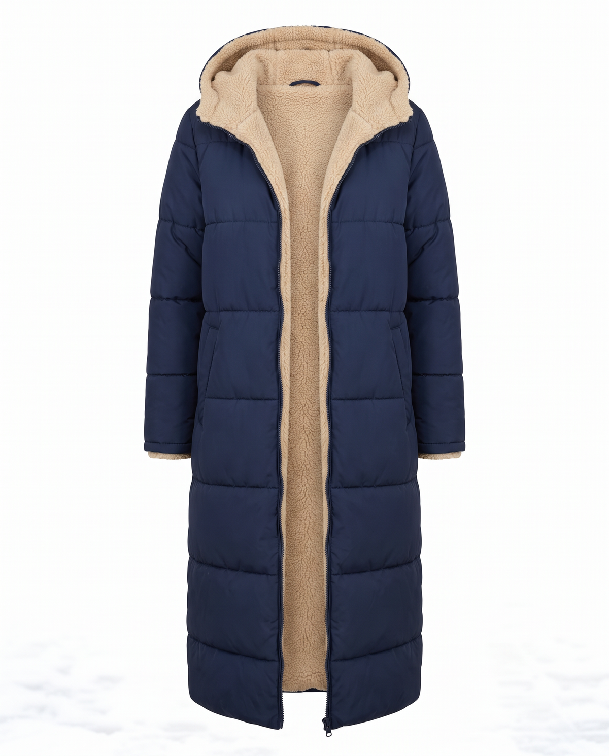 Parka Lunga con Interno in Sherpa Elodie