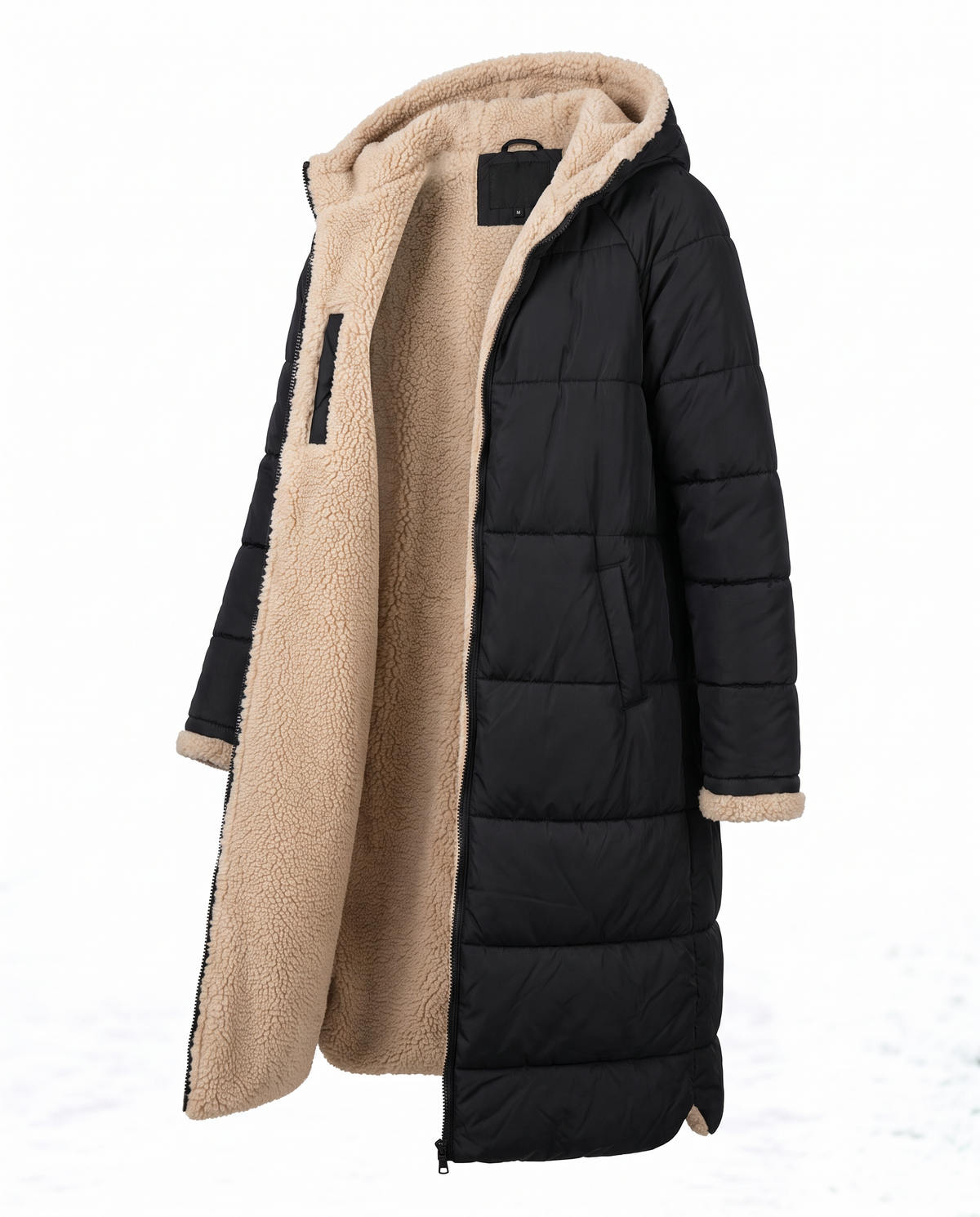 Parka Lunga con Interno in Sherpa Elodie