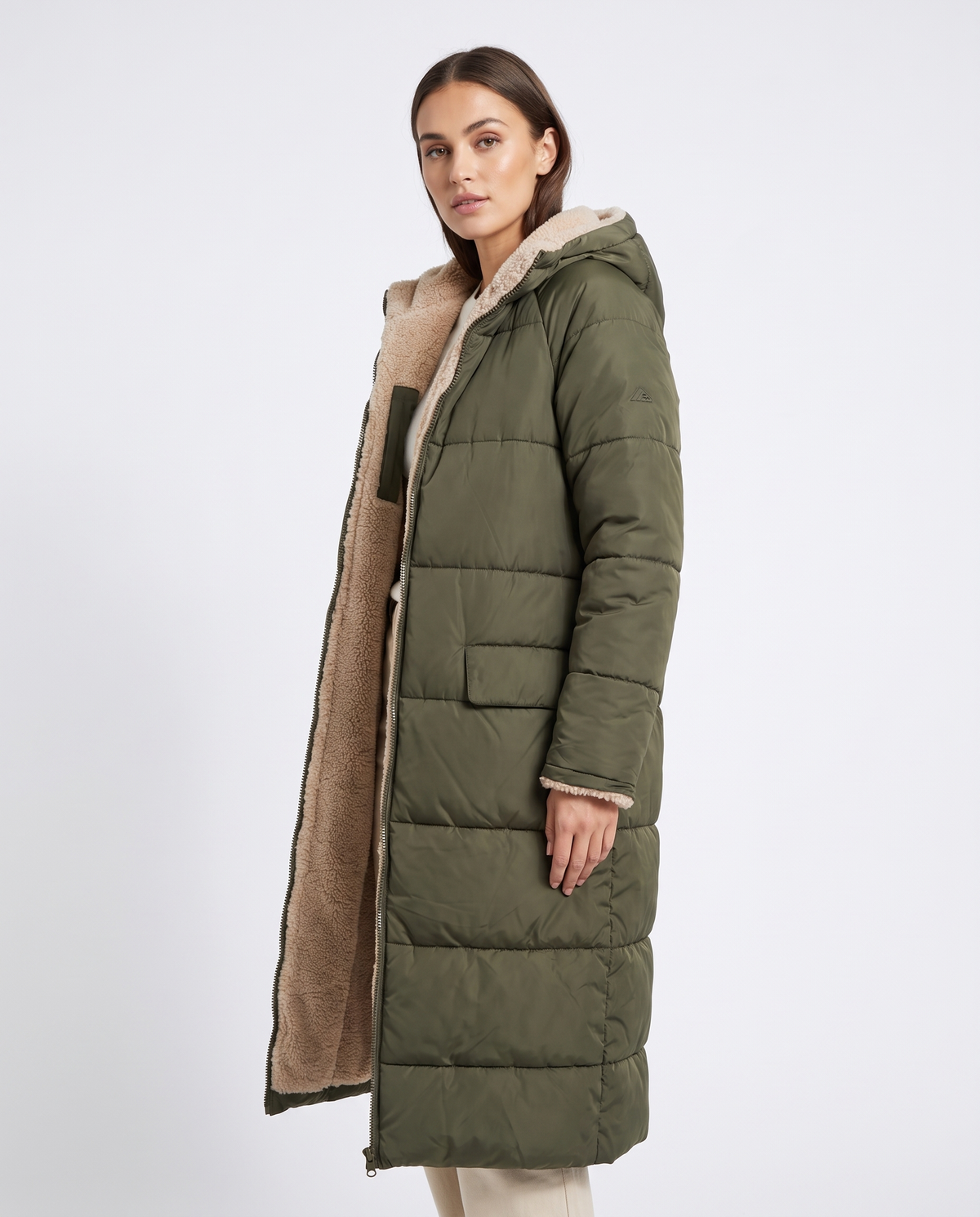 Parka Lunga con Interno in Sherpa Elodie