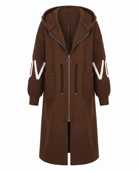 Cappotto Lungo con Cappuccio Matilde