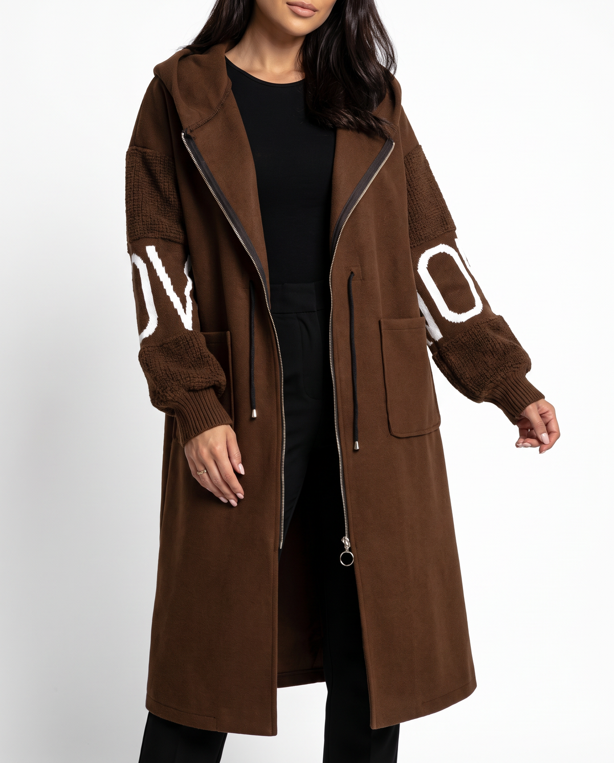 Cappotto Lungo con Cappuccio Matilde