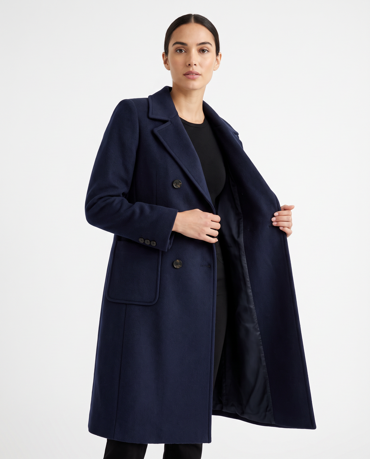 Cappotto Lungo Doppiopetto Costanza