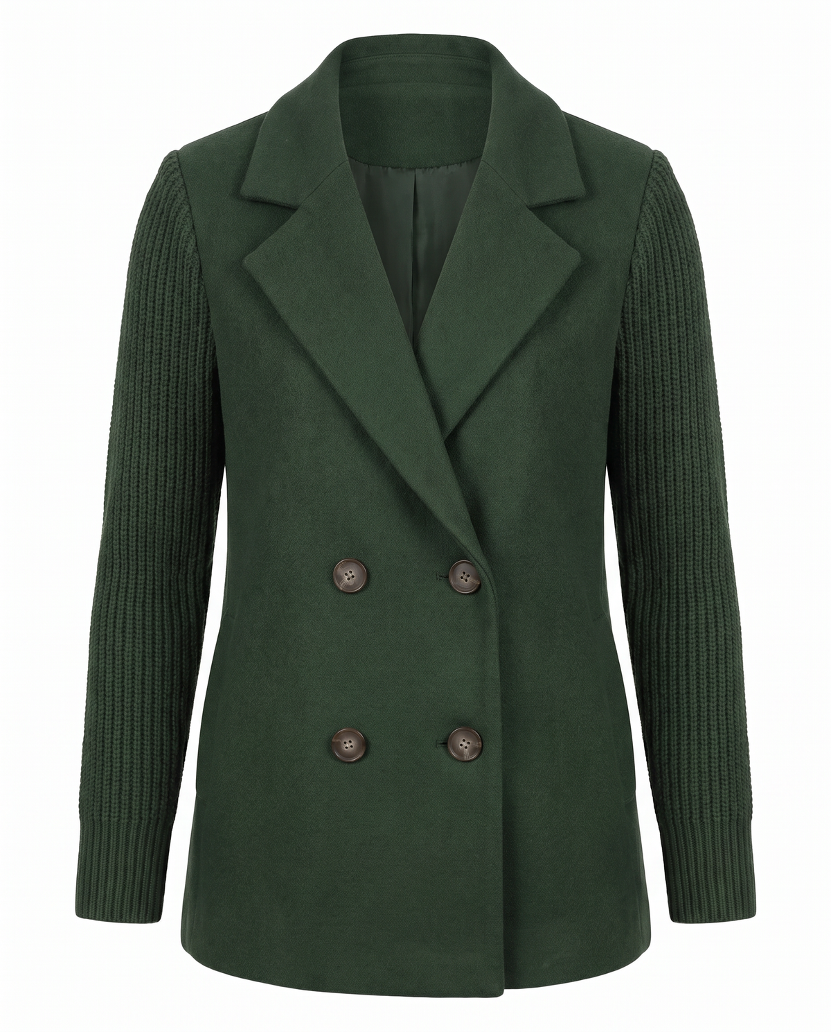 Blazer Doppiopetto con Maniche in Maglia Gaia