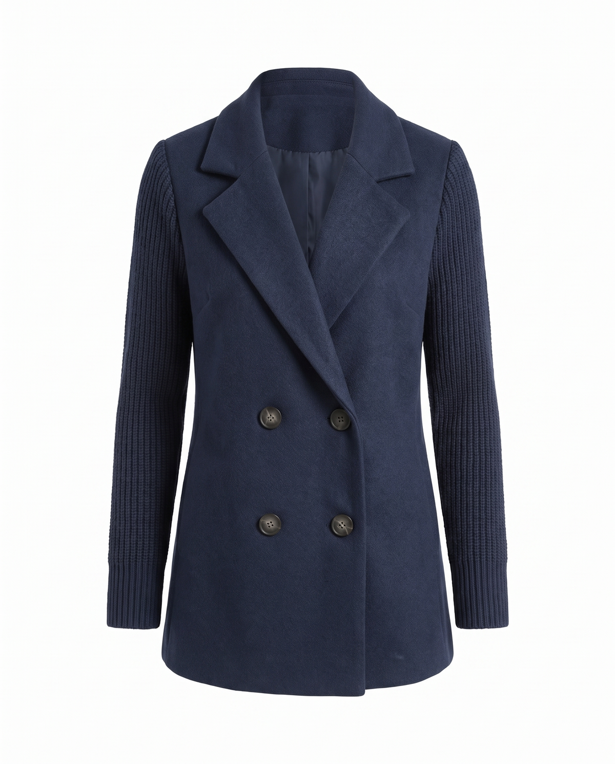 Blazer Doppiopetto con Maniche in Maglia Gaia