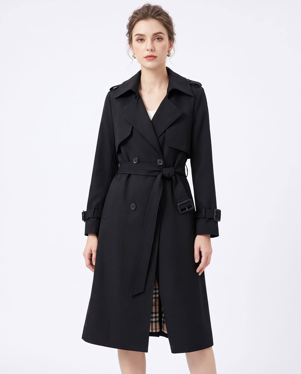 Trench Classico con Cintura Rebecca