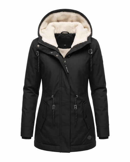 Parka con Cappuccio e Sherpa Greta